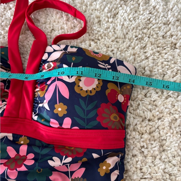 NWOT Boden Swim Tankini Floral Top Size 8 - Picture 8 of 8